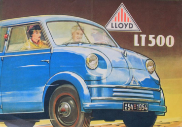 Lloyd LT 500 Modelprogram 1952 Carbrochure (10008)